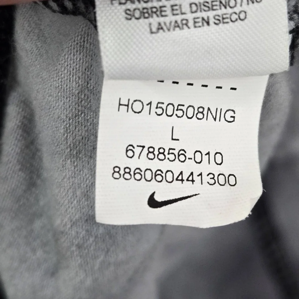 Nike Women Activewear Pants L Gray Leggings‎ Camouflage Logo 28